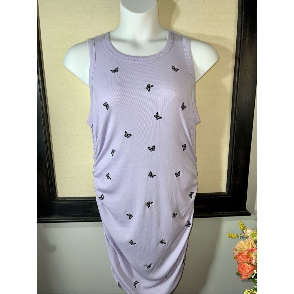 90s/ Y2K Purple butterfly Dress - NWT - 1X